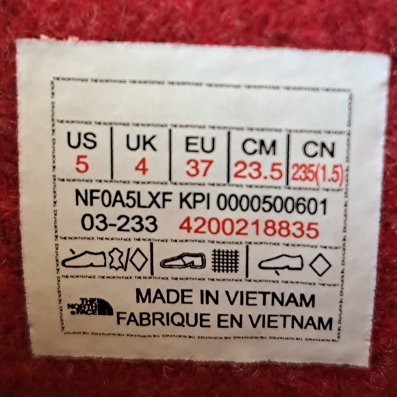 The North Face Kids Boots - Black, Blue, Green - Picture 8 of 8